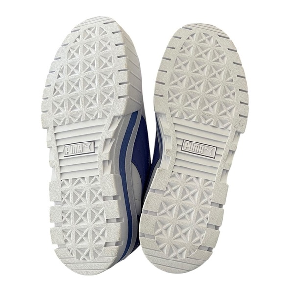 NWT Puma Womens Mayze Lace Up Platform Sneakers Shoes Size 8 Lilac-White - Picture 9 of 10